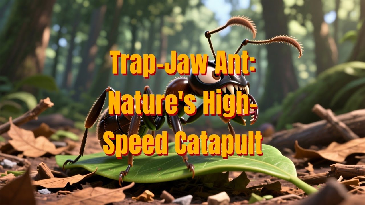 Trap-Jaw Ant: Nature's High-Speed Catapult.