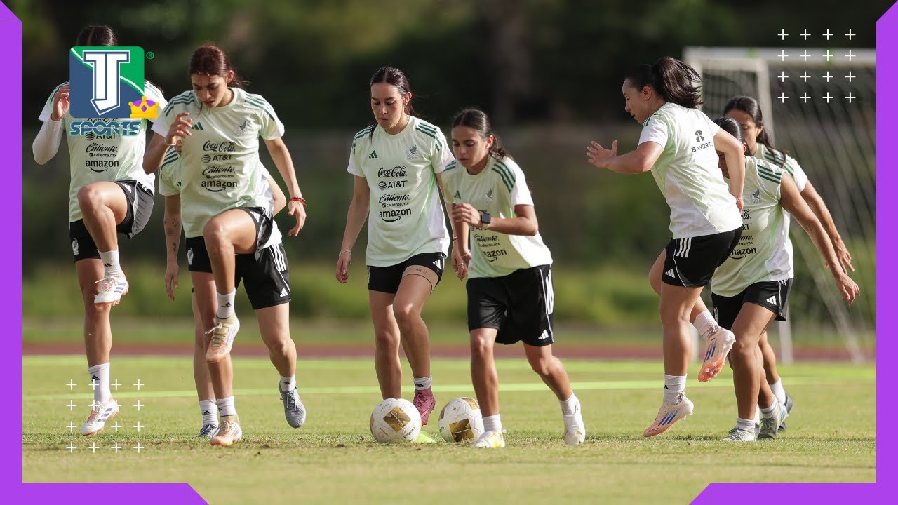 La Selección Mexicana Femenil tuvo su PRIMER ENTRENAMIENTO en San Vicente y las Granadinas