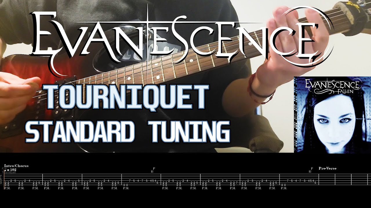 Tourniquet - Evanescence Guitar cover with TABS