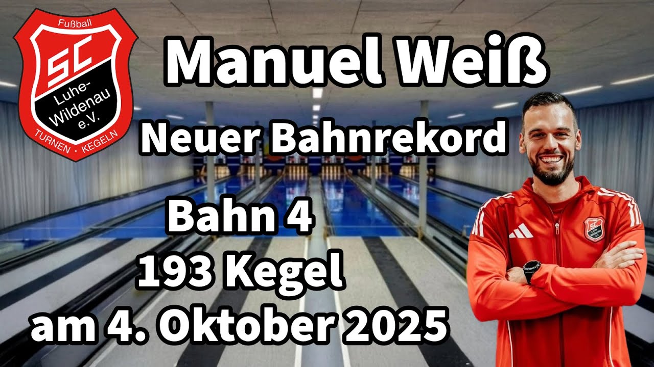 193 Kegel – Manuel Weiß (SC Luhe-Wildenau) | 2. Bundesliga Mitte Männer | Kegeln Classic 2025/2026
