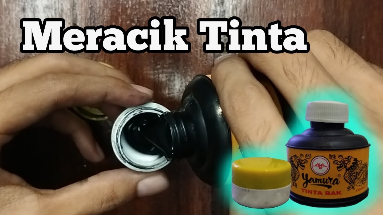 Cara Meracik Tinta Khat Untuk Handam (Pena Khat)