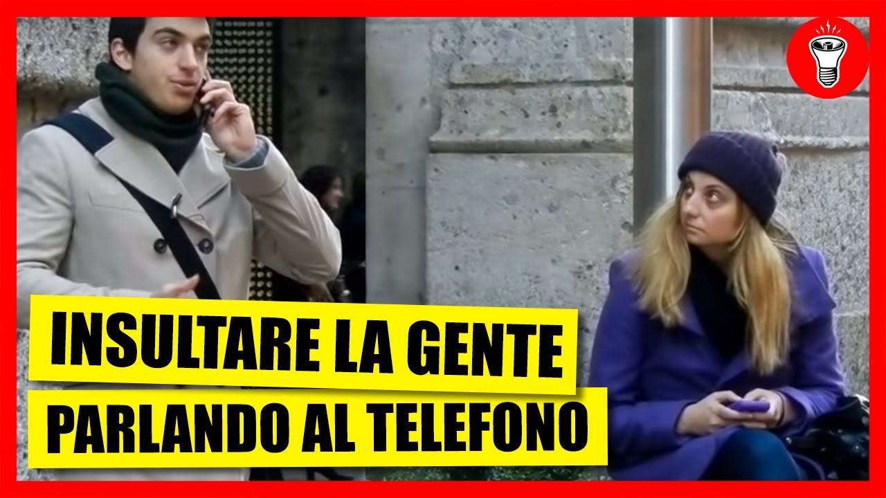 Insultare la Gente Parlando al Telefono [Esperimento Sociale] - theShow #10