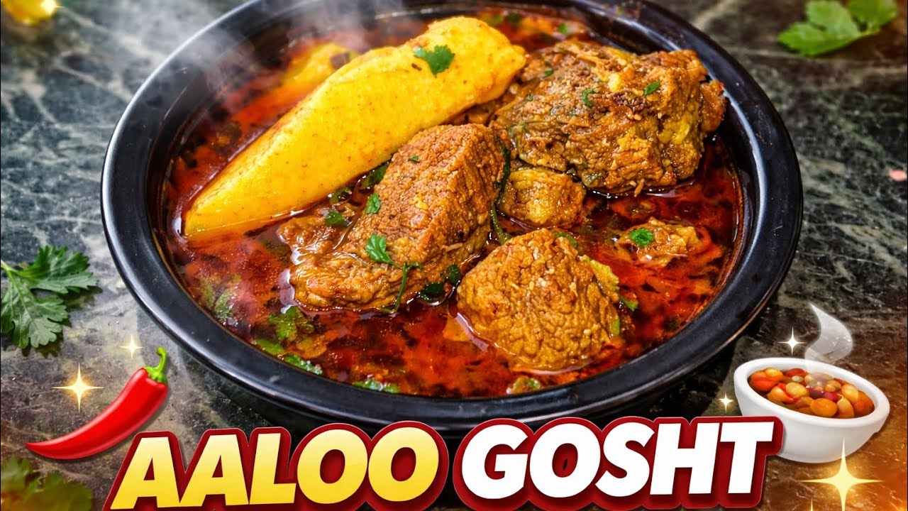 Aaloo Gosht| lunch m banae easy&Perfect Aaloo Gosht Banane Ka Asaan Tarika Soft Meat & Perfect Gravy