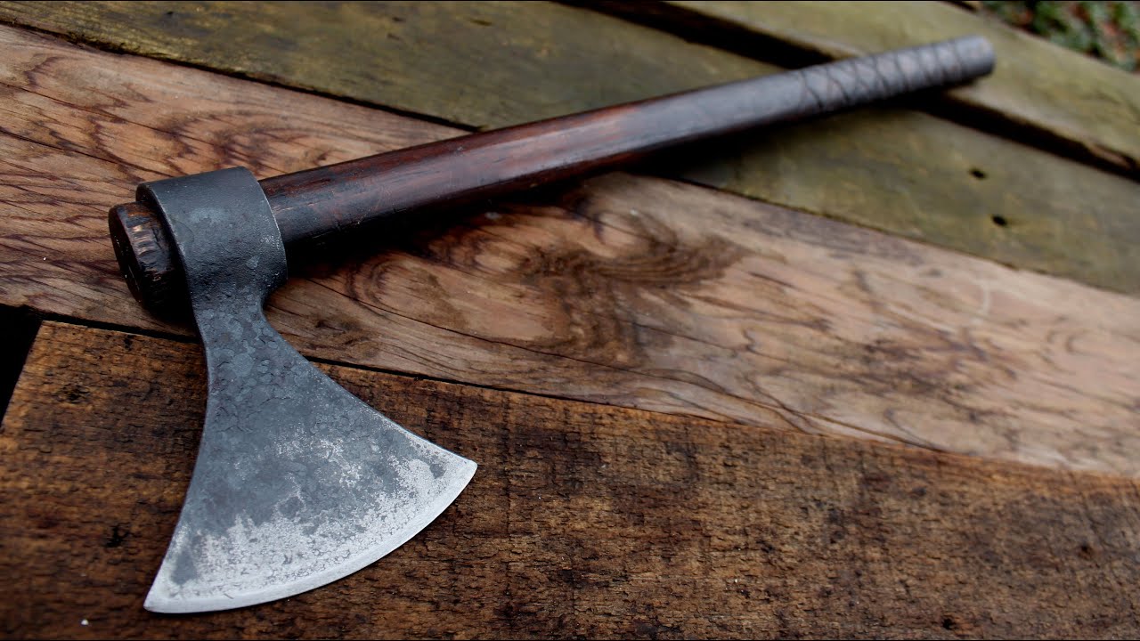 Модификация Cold Steel Norse Hawk и изготовление берёзового масла