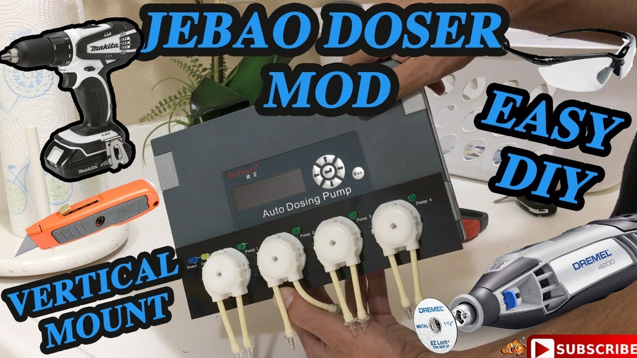 Jebao DP-4 Doser (VERTICAL MOUNT MOD)