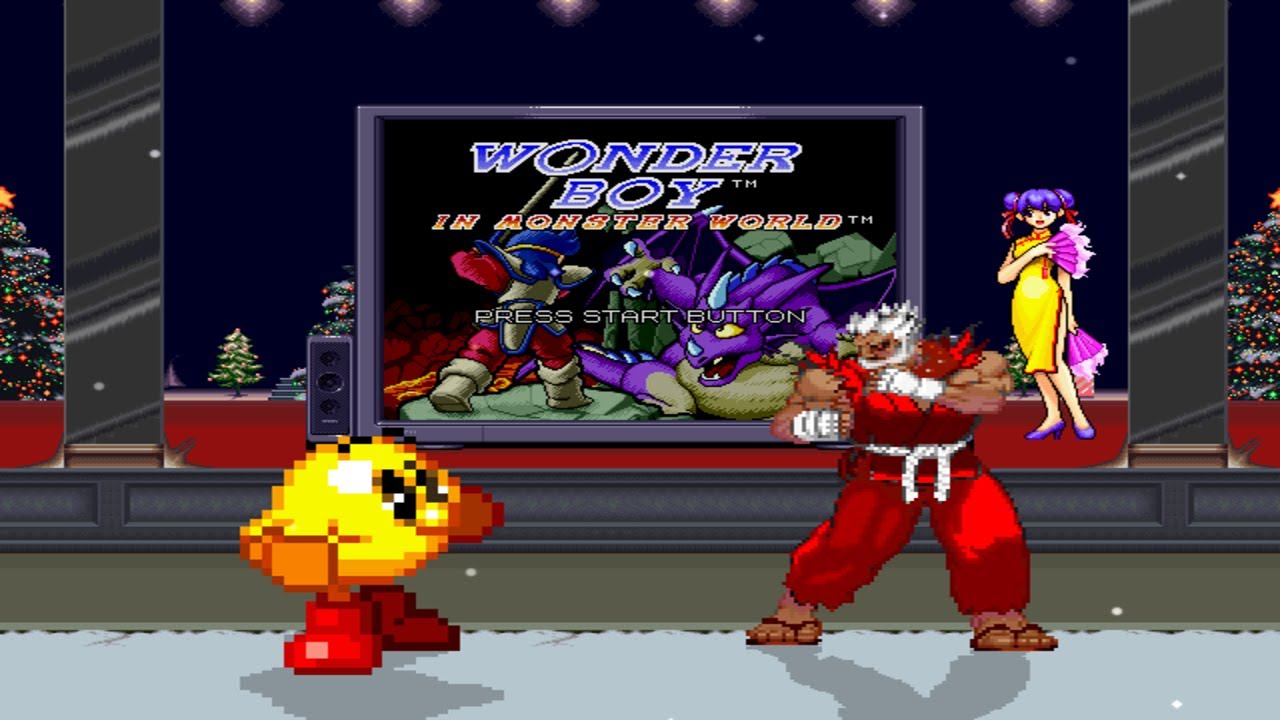 MUGEN: Pac-Man (Me) Vs Christmas Akuma