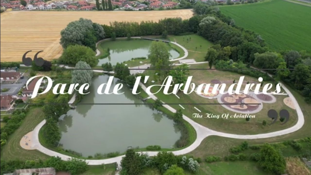 Parc de l'Arbandries vue du ciel 🌳 #nature #paysage #drone