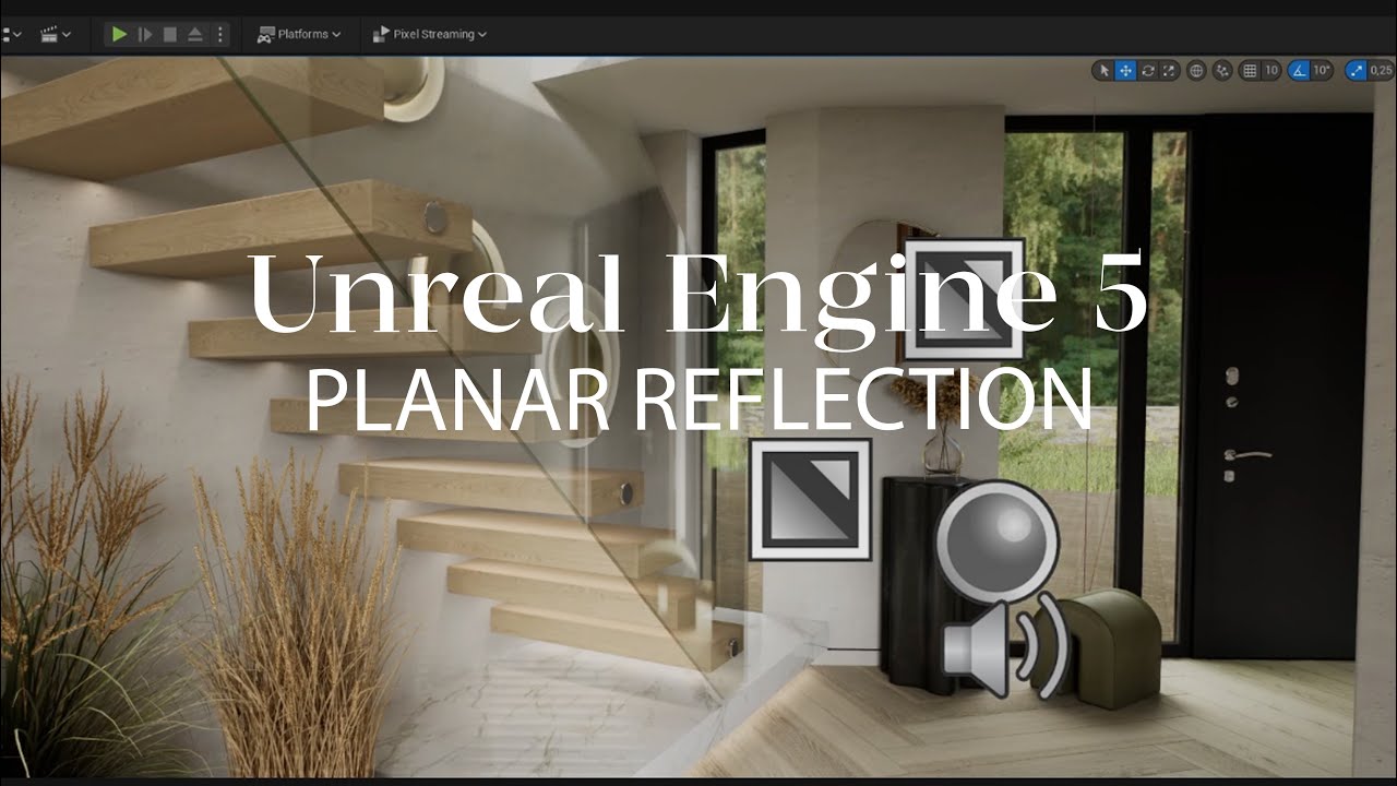 Как улучшить отражения в Unreal Engine 5 с Planar Reflection | Интерьер в Unreal Engine