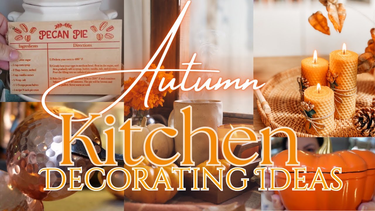 🍁 Autumn Kitchen Decorating Ideas 🍁 Fall Decorating | Autumn Cottage Kitchen Inspiration