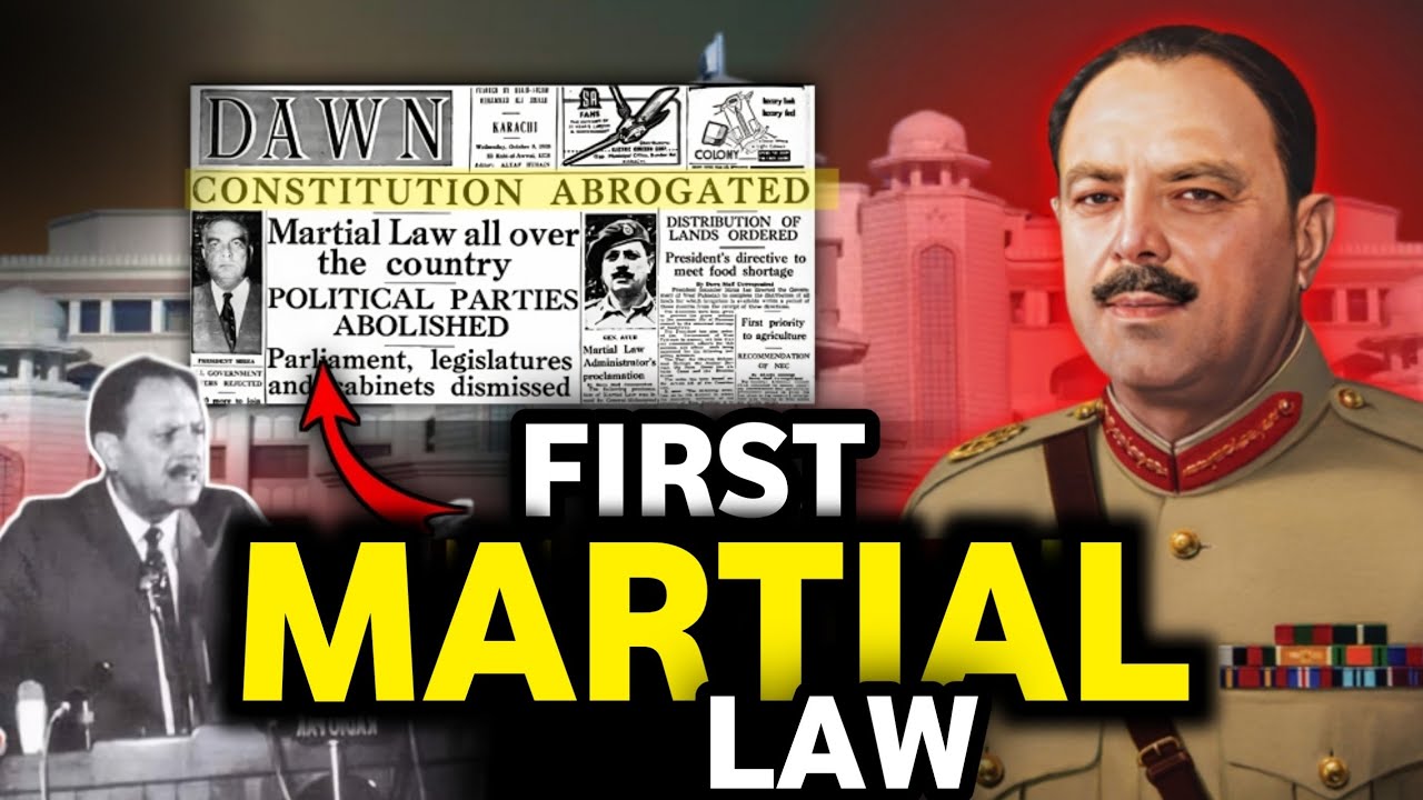 The 1958 Martial Law That Changed Pakistan Forever | 1st Martial Law | mr marwat