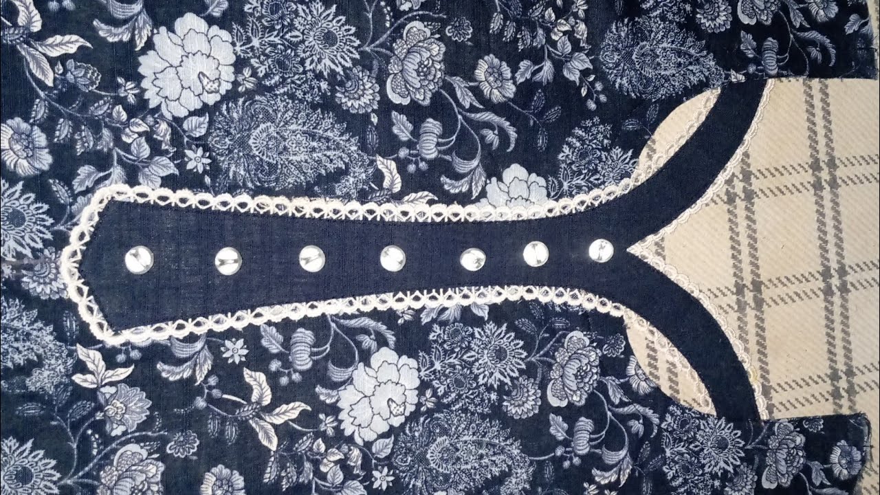 new winter special neck design with lace . .  🇵🇰Pakistani neck design .. @zainaboutique127