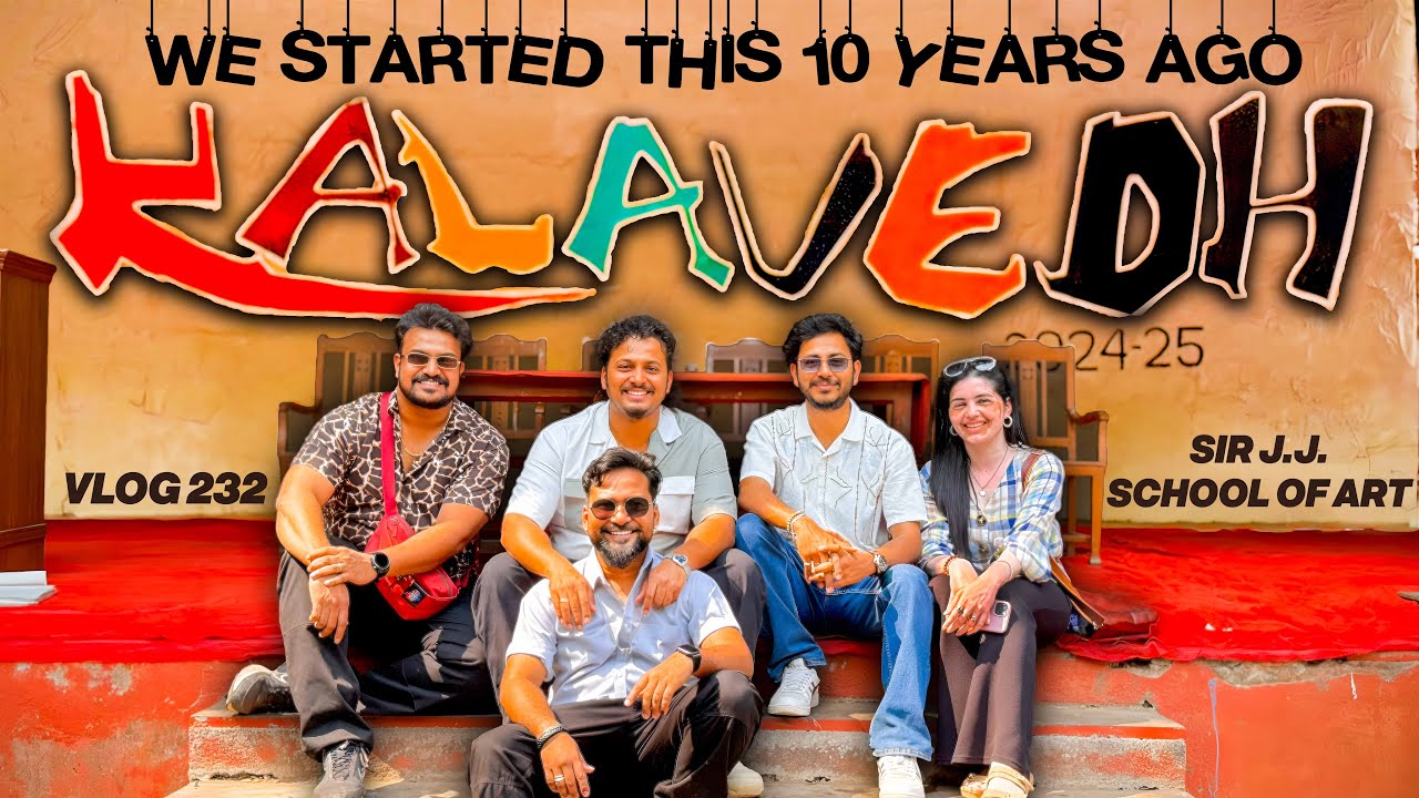 10 Years Of Kalavedh | J J SCHOOL OF ART | DV 232 | #justneelthings