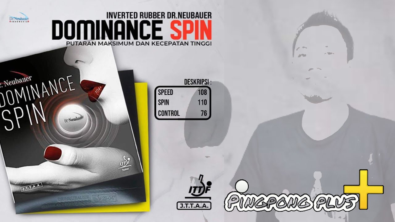 Dr. Neubauer DOMINANCE SPIN || Table Tennis Rubber