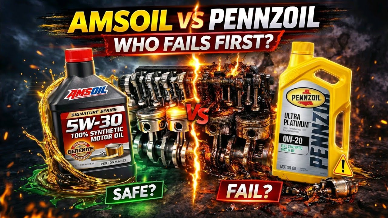 Pennzoil Ultra Platinum Vs Amsoil 5W-30 Oil