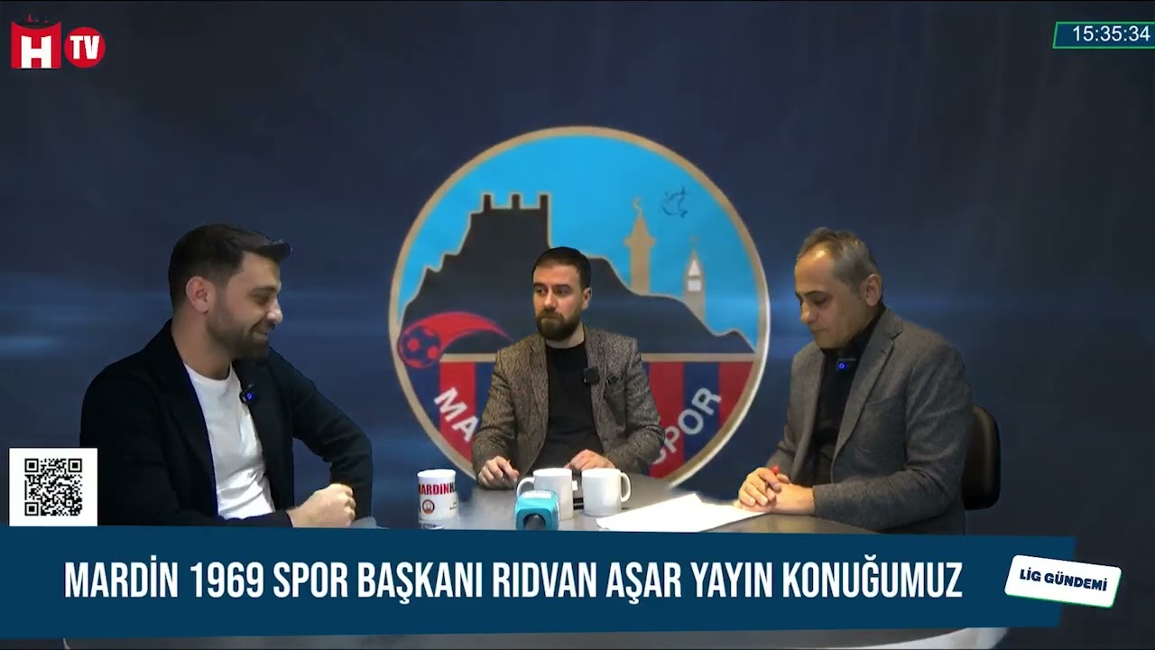Mardin 1969 Spor Başkanı Rıdvan Aşar yayın konuğumuz