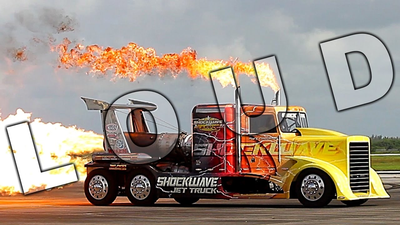 {TrueSound}&trade; INSANELY LOUD 376-mph Shockwave Jet Truck at Wings Over Homestead 2016