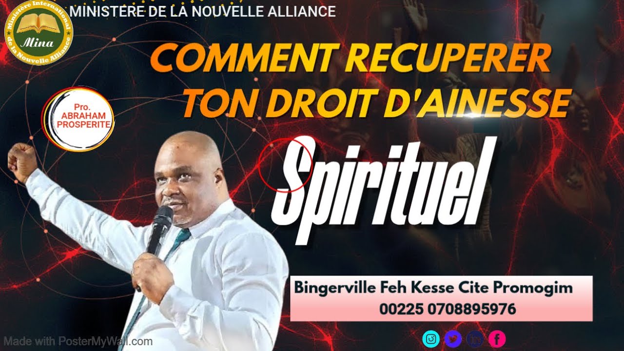 COMMENT RECUPERER TON DROIT D'AINESSE SPIRITUEL