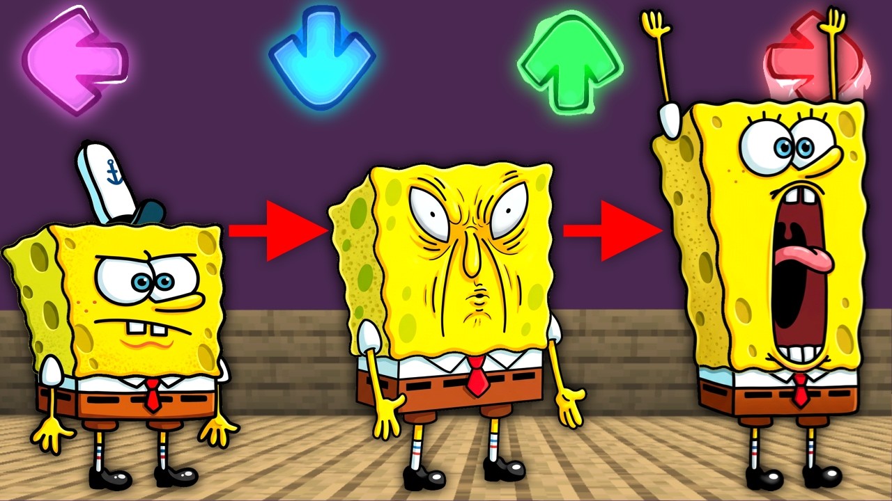 SpongeBob | Bikini Bottom | FNF Character Test | Gameplay VS My Playground