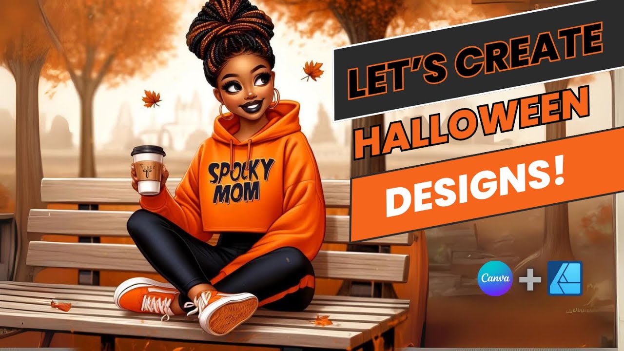 Halloween Tutorial using Canva & Affinity Designer