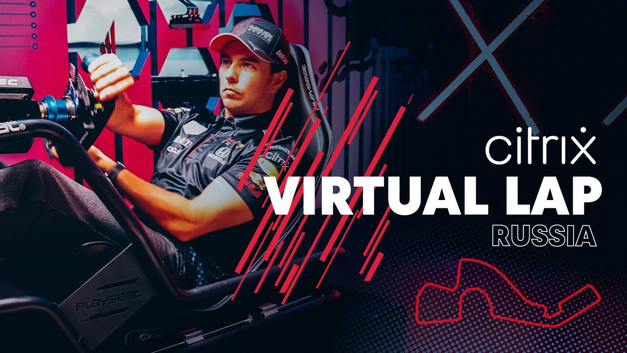 @citrix Virtual Lap: Sergio Perez Laps Russia's Sochi Autodrom