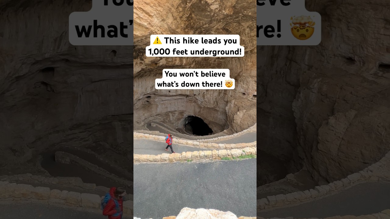GUIDE to Carlsbad Caverns National Park! #shorts #nationalpark #caverns #hike #bucketlist