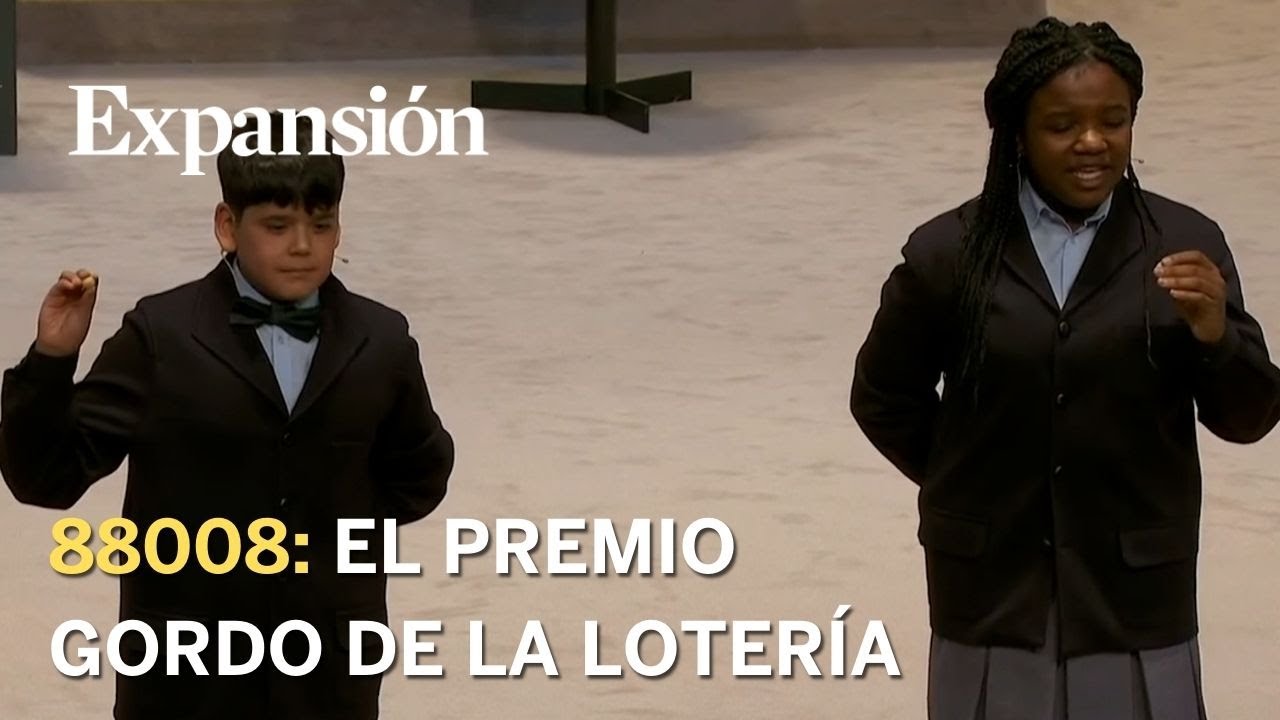 Sorteo de Lotería de Navidad: el gordo cae en el 88008