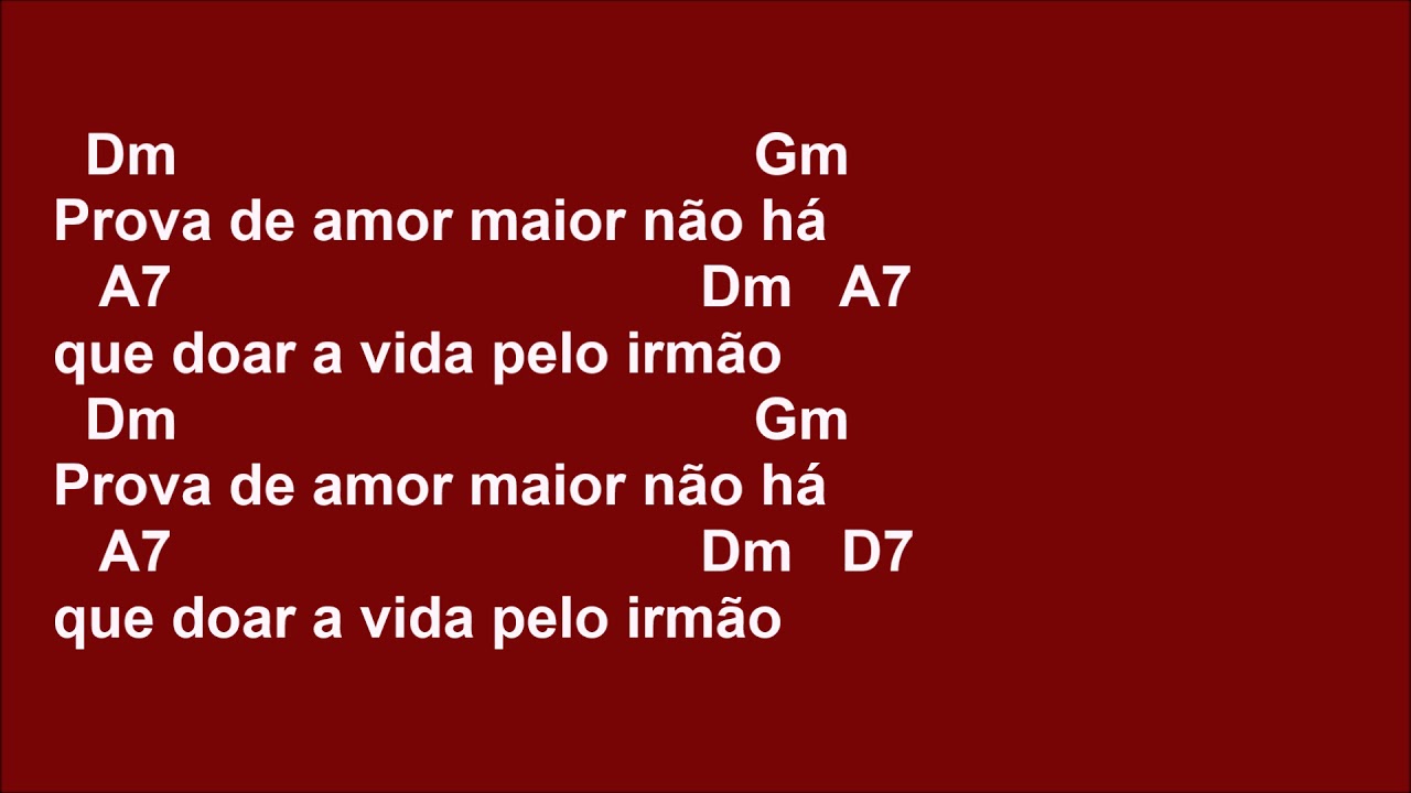 [COMUNHÃO] 915 - PROVA DE AMOR MAIOR NÃO HÁ