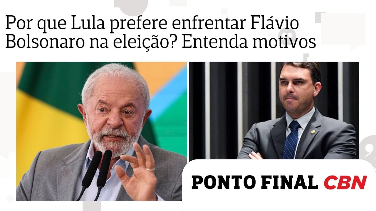 Por que Lula prefere enfrentar Flávio Bolsonaro na eleição presidencial? Saiba motivos