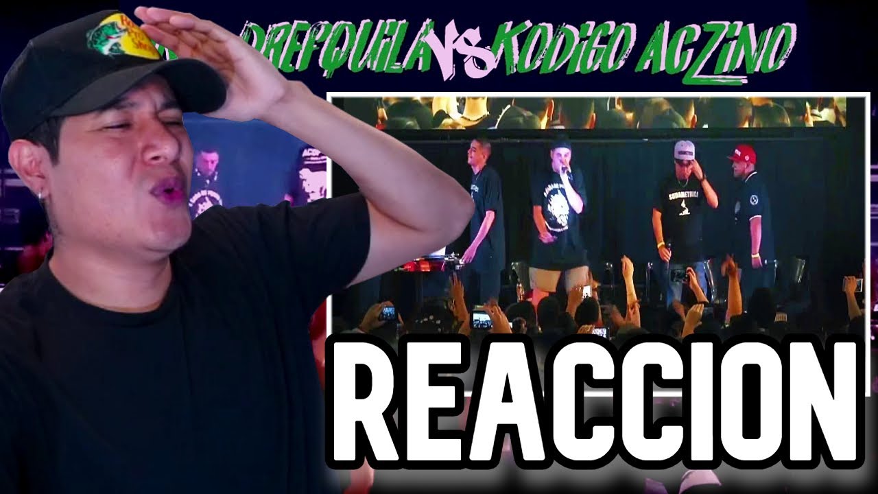 ¡UNA BATALLA HISTORICA! 😱 | Aczino & Kodigo vs Jno & Dref Killah | REACCION