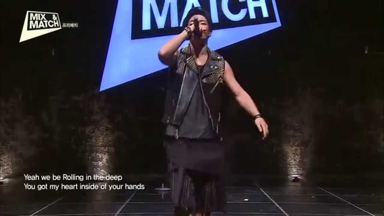 MIX & MATCH iKON Bobby Team - Rolling In The Deep (Adele) HD