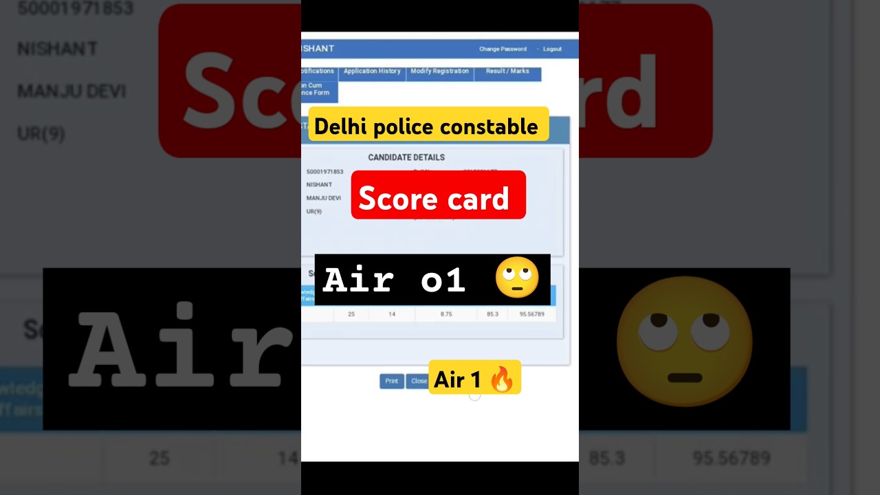 Delhi police constable topper🔥।। Nishant Sharma #motivation #delhipolice #delhipolicelover #shorts