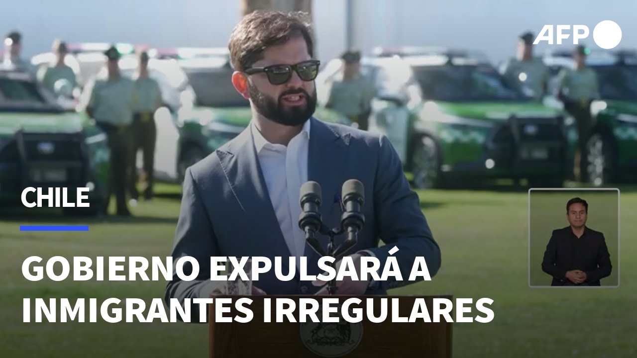 Izquierdista Boric anuncia expulsión de Chile de los inmigrantes irregulares | AFP