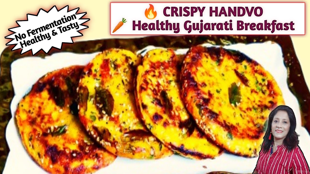 🥕 Veg Loaded Handvo | Gujarati Special Healthy Breakfast 🌿 Easy Recipe
