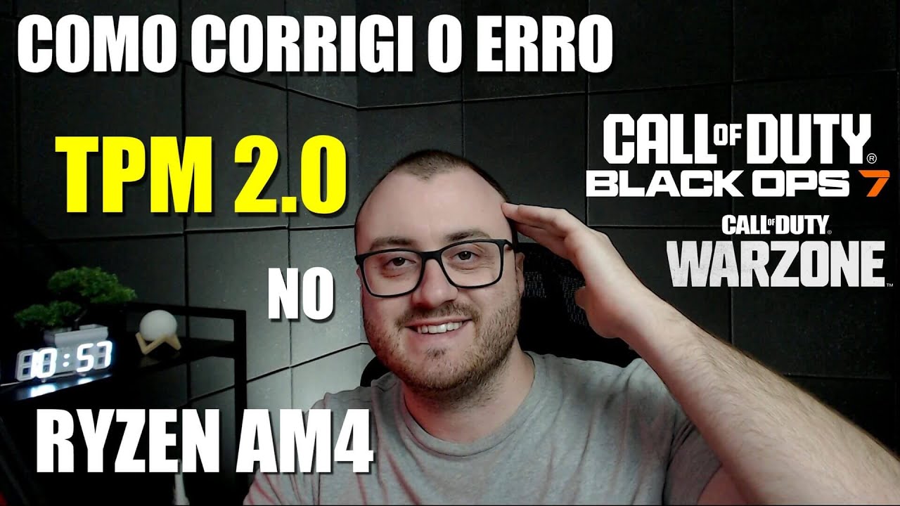 Como corrigi o erro TPM 2.0 no Ryzen AM4 (Black Ops 7 / Warzone)