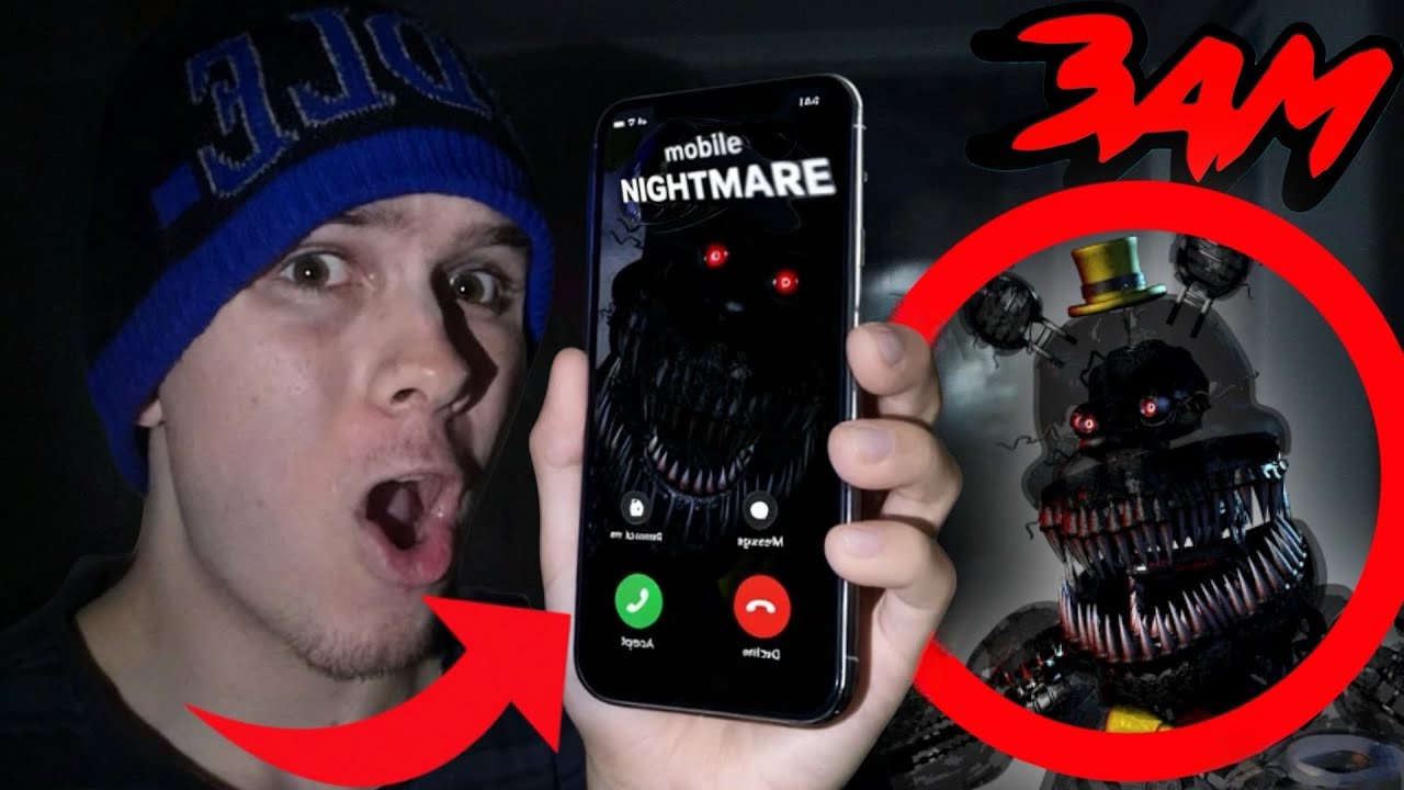 DONT CALL NIGHTMARE FROM FNAF AT 3AM *DID NOT GO AS PLANNED* 