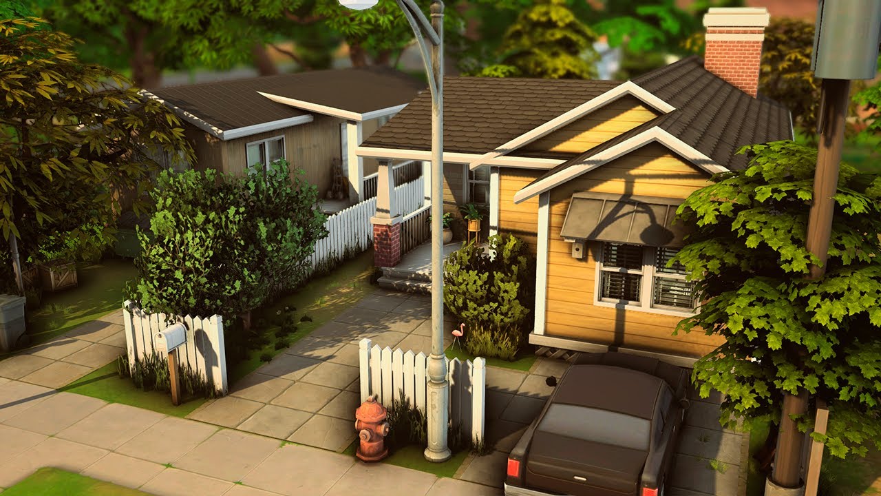 CASAS REALISTAS DE SUBÚRBIO (NO CC) - The Sims 4 Speed Build