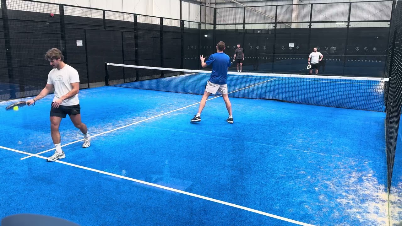 Cam (4.1) Grant (4.0) vs Jake (5.0) Mikey (4.2) 1st Set 3-6