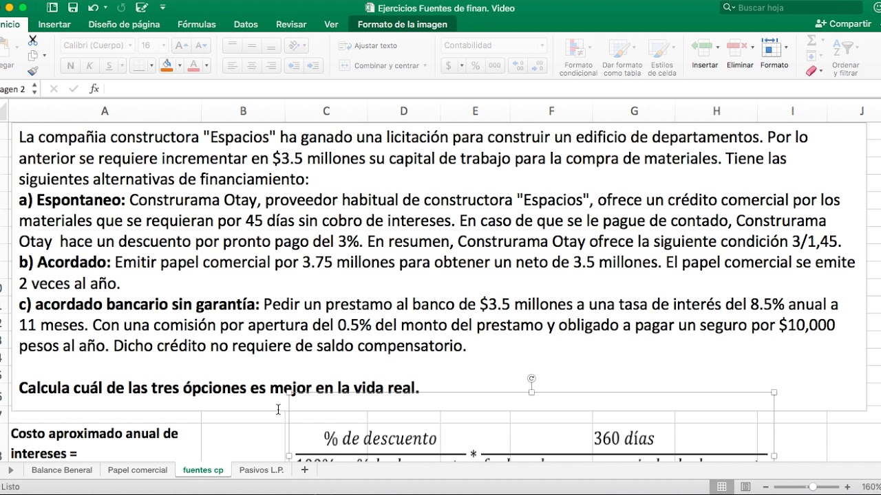 Fuentes de financiamiento parte 1