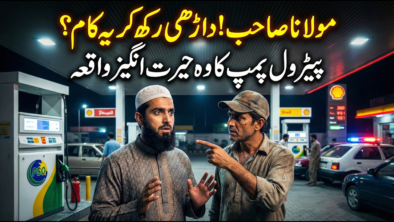 Moulana Sahb Darhi Rakh ker Ye Kaam?| Petrol Pump ka waqiya