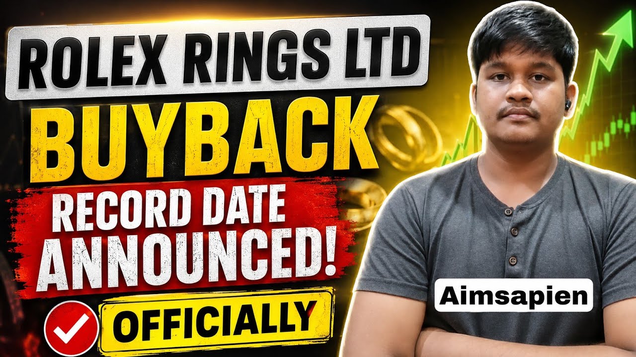 Rolex Rings ltd Buyback official Record date announced | Aimsapien 