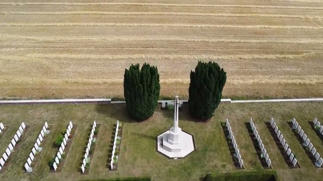 Mill Road Cemetery Somme 2023