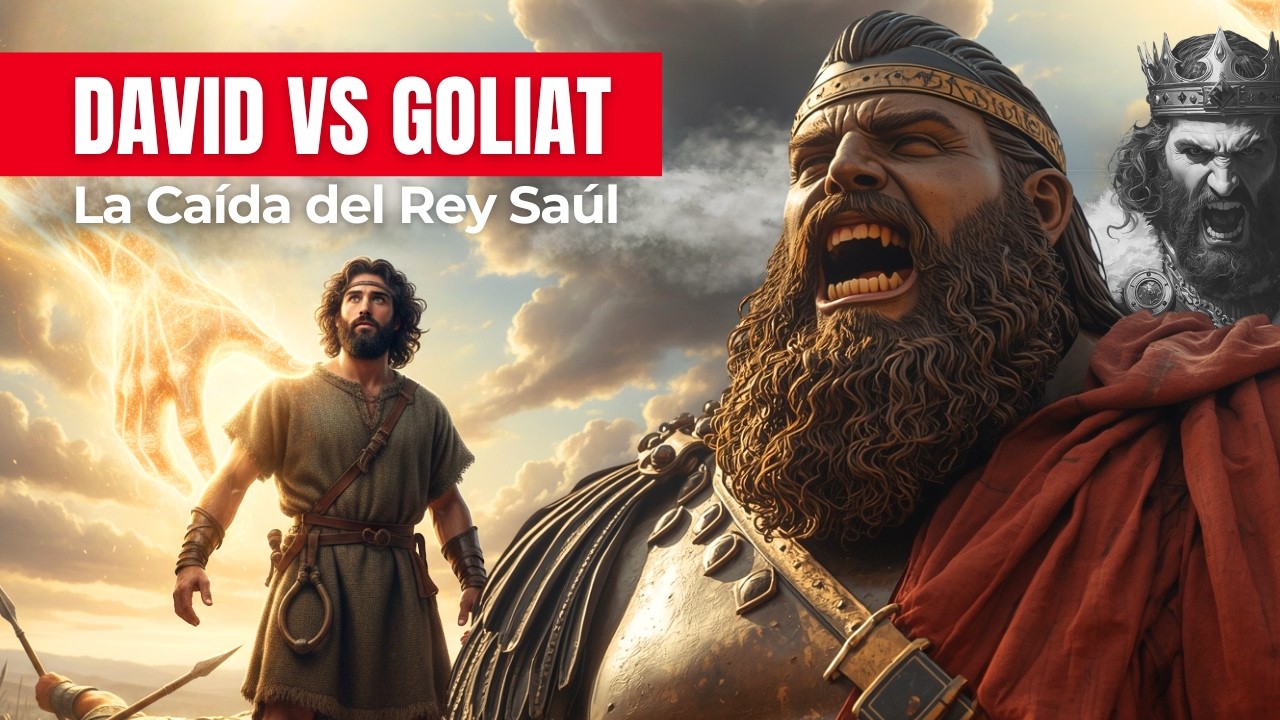 ⚔️David vs Goliat: La Verdadera Historia y la Ca&iacute;da del Rey Sa&uacute;l | Documental B&iacute;blico👑