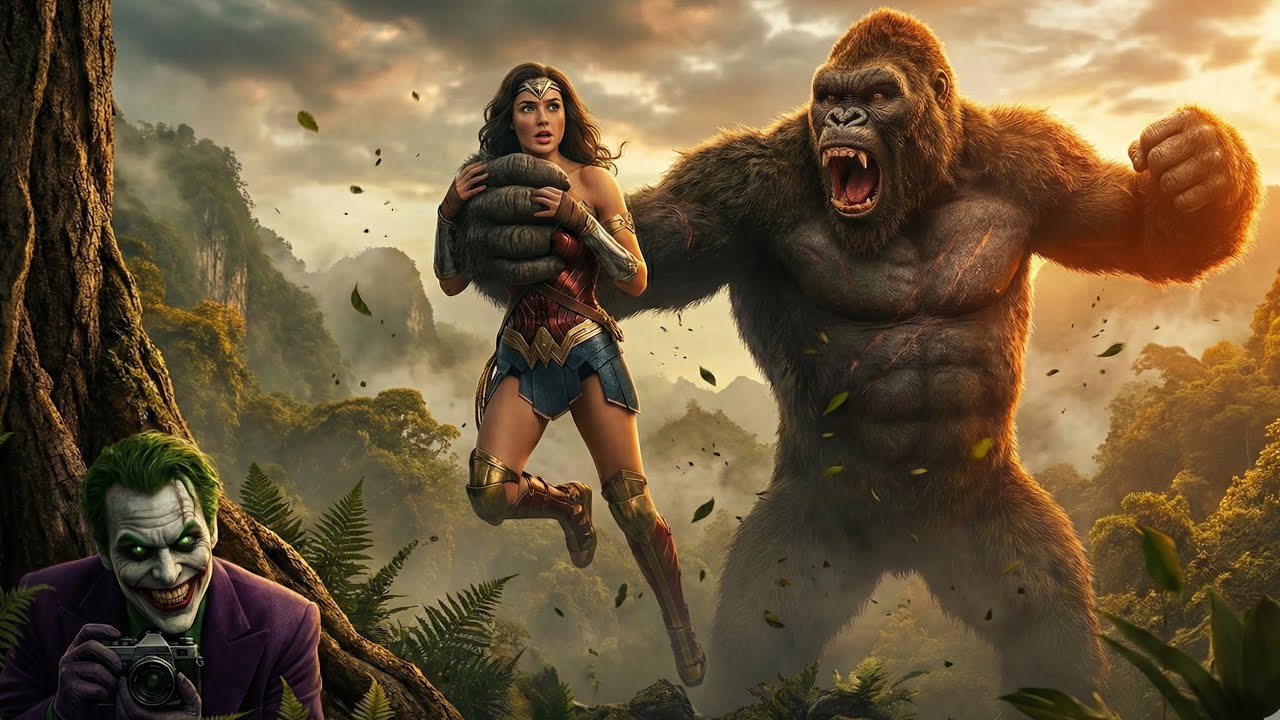 Kong vs Wonderwoman | Rise of the king | Joker Cameo 