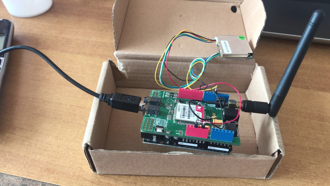 PMB-648 GPS receiver and SIM900 GSM shield with Arduino.