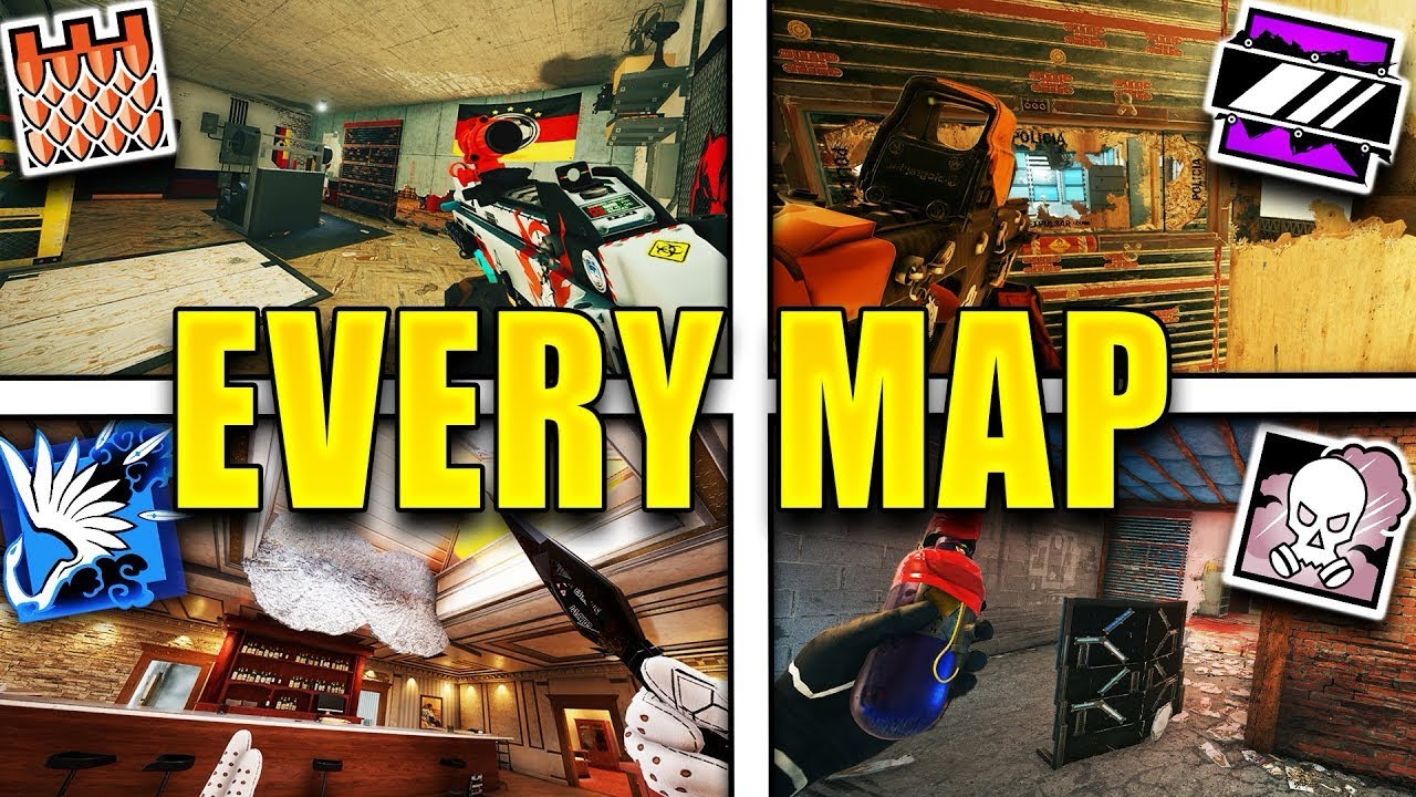 1V1 AGAINST A CHAMP ON EVERY MAP!!! (Rainbow Six Siege) 
