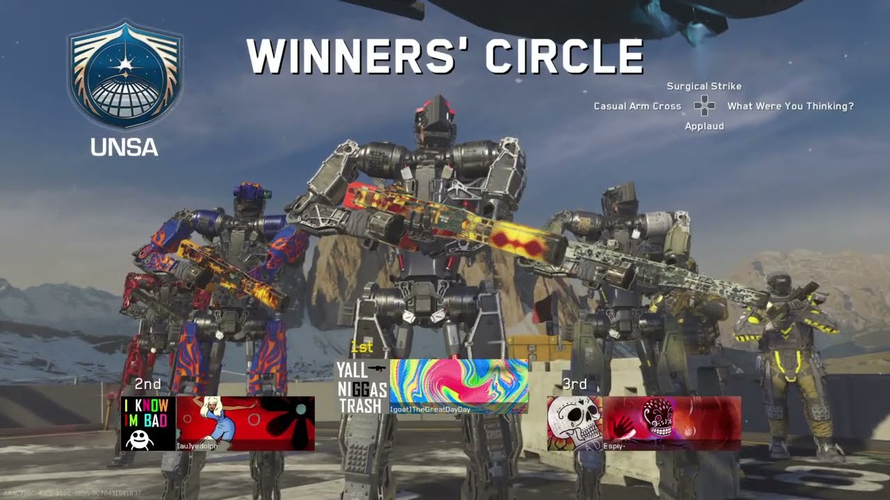 The only max sens. player in COD IW. People still jockin my style