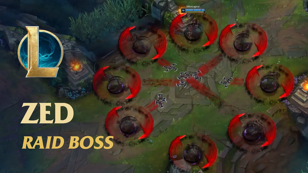 RAID BOSS ZED. Can you survive this?  |  League of Legend game mode concept