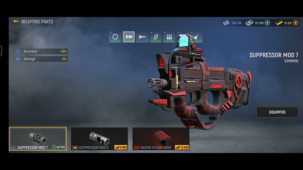 Modern Ops - Buy Supreme parts of Soul Reaver gun with 27000 gold💥🤯