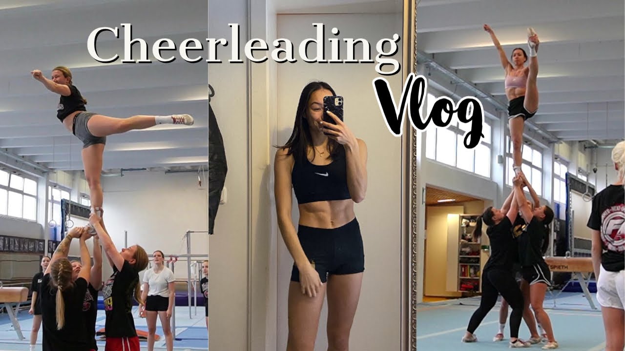 Cheerleading Training Vlog - Tumbling, Stunts