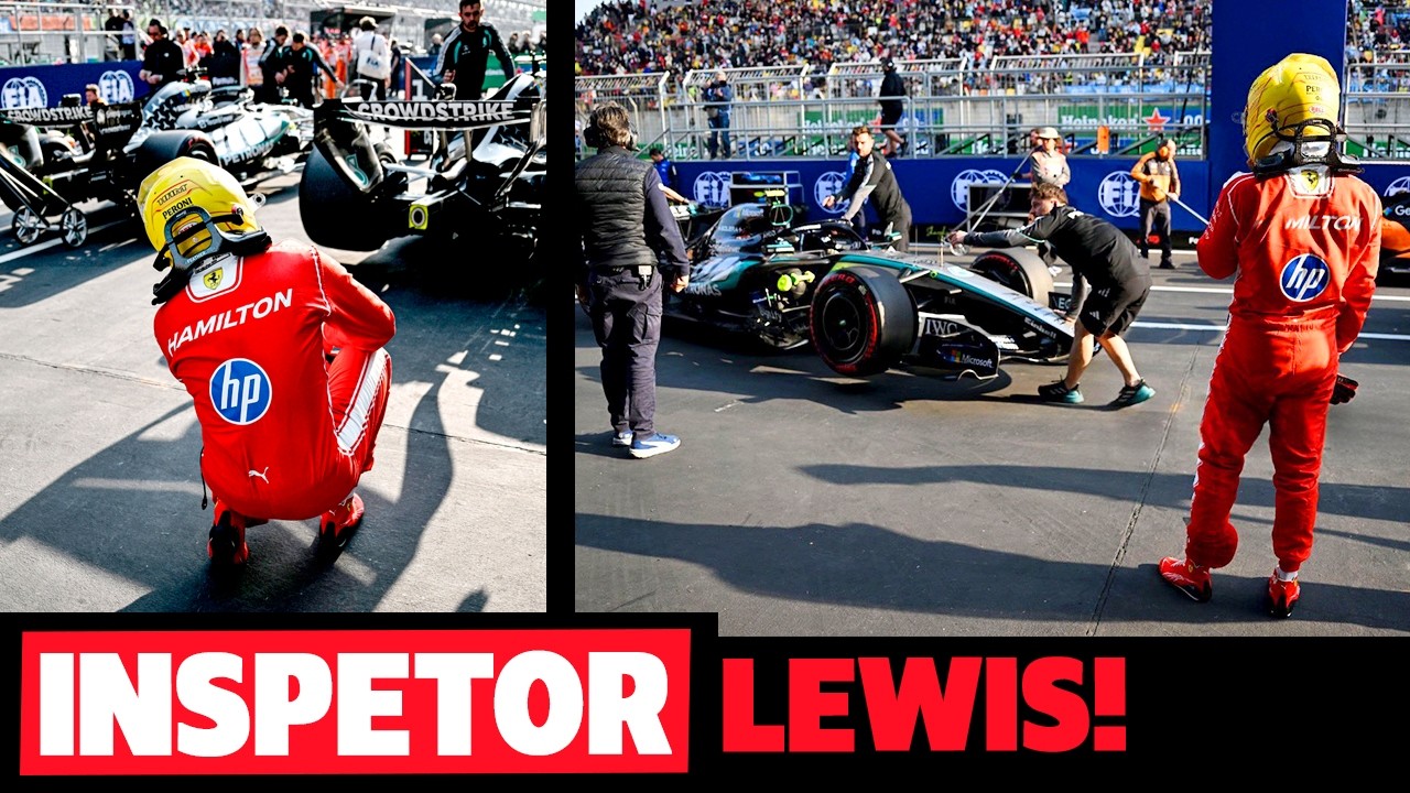 HAMILTON INSPECIONA NA CARA DURA CARRO DA MERCEDES APÓS CLASSIFICAÇÃO | FÓRMULA 1 | GPEMCASA+